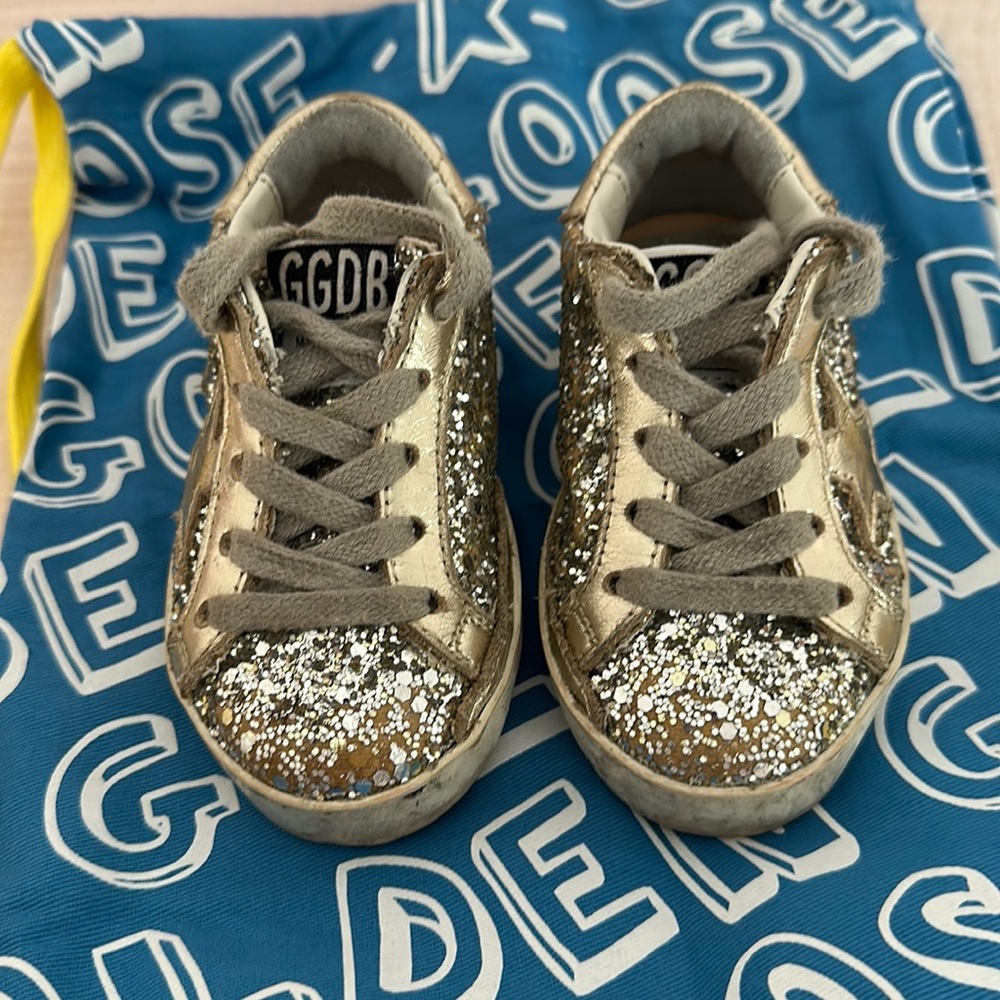 Golden Goose Lace Up Glitter size 20